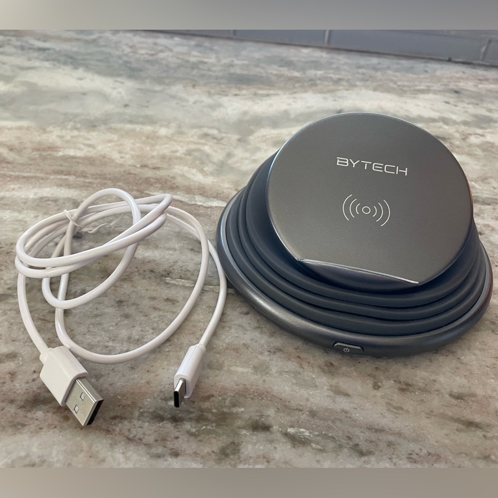 Bytech Pop Up Wireless Charging Pad with Color Changing Lights - Picture 11 of 12